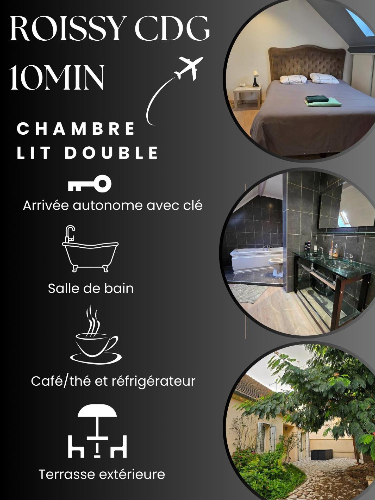 Chambre Privee A 10Min De Roissy Cdg, Au Calme, Parking Gratuit Le Mesnil-Amelot Exteriör bild
